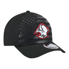 NHL Buffalo Sabres New Era Game Day Stealth Flag 9FORTY A-Frame Adjustable Hat - Black