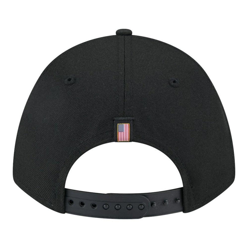 NHL Buffalo Sabres New Era Game Day Stealth Flag 9FORTY A-Frame Adjustable Hat - Black