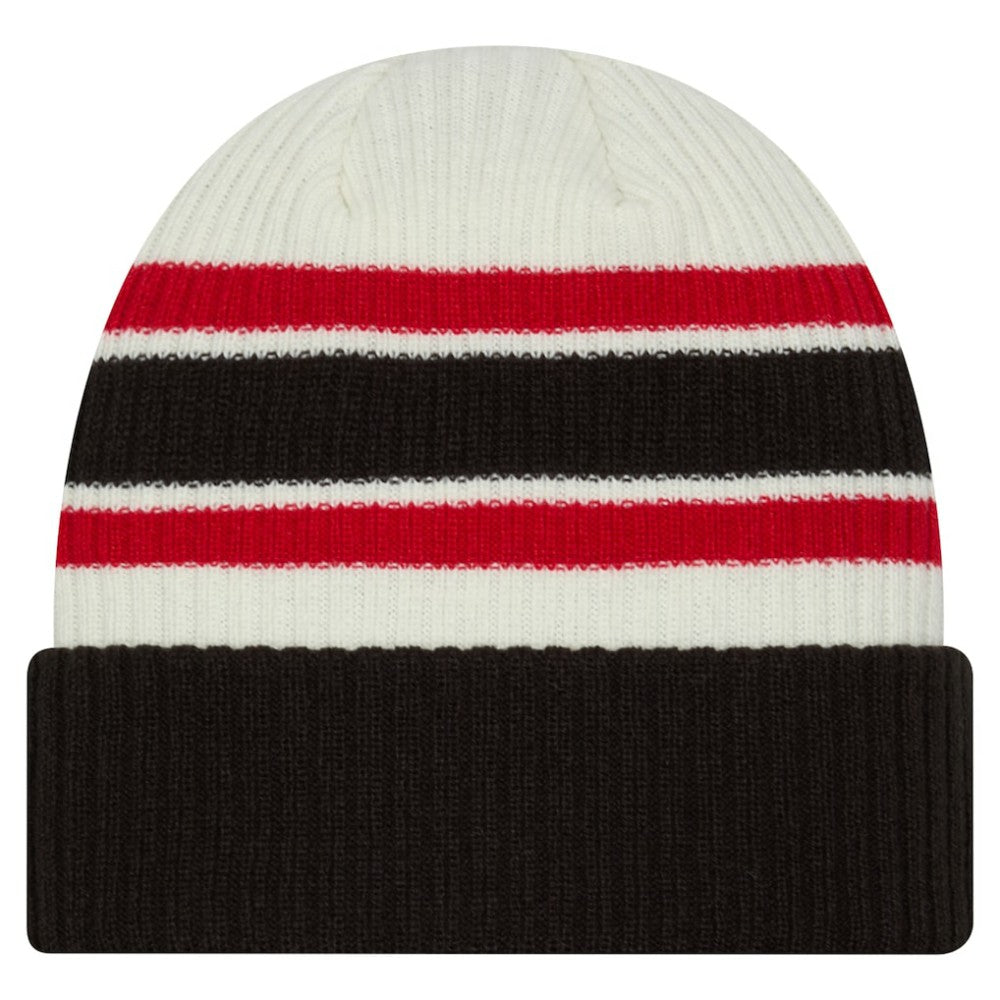 NHL Buffalo Sabres New Era Vintage Cuffed Knit Hat - Cream/Black