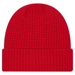 NHL Detroit Red Wings New Era Waffle Cuffed Knit Hat - Red