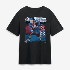 NHL Nathan MacKinnon Colorado Avalanche Fresh Ice T-Shirt - Black