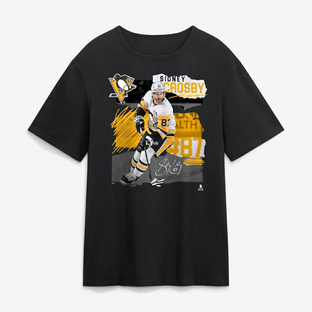 NHL Sidney Crosby Pittsburgh Penguins Fresh Ice T-Shirt - Black