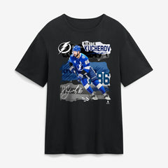 NHL Nikita Kucherov Tampa Bay Lightning Fresh Ice T-Shirt - Black