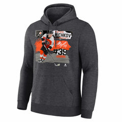 NHL Matvei Michkov Philadelphia Flyers Fresh Ice Hoodie - Charcoal