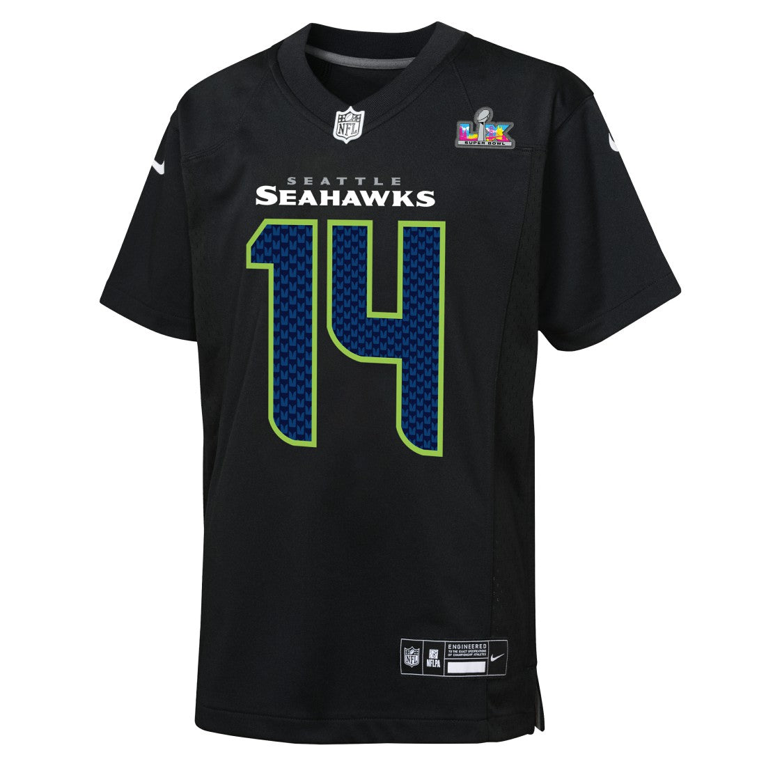 Sam Darnold Seattle Seahawks Youth Super Bowl LX Carbon Fashion Game Jersey Black