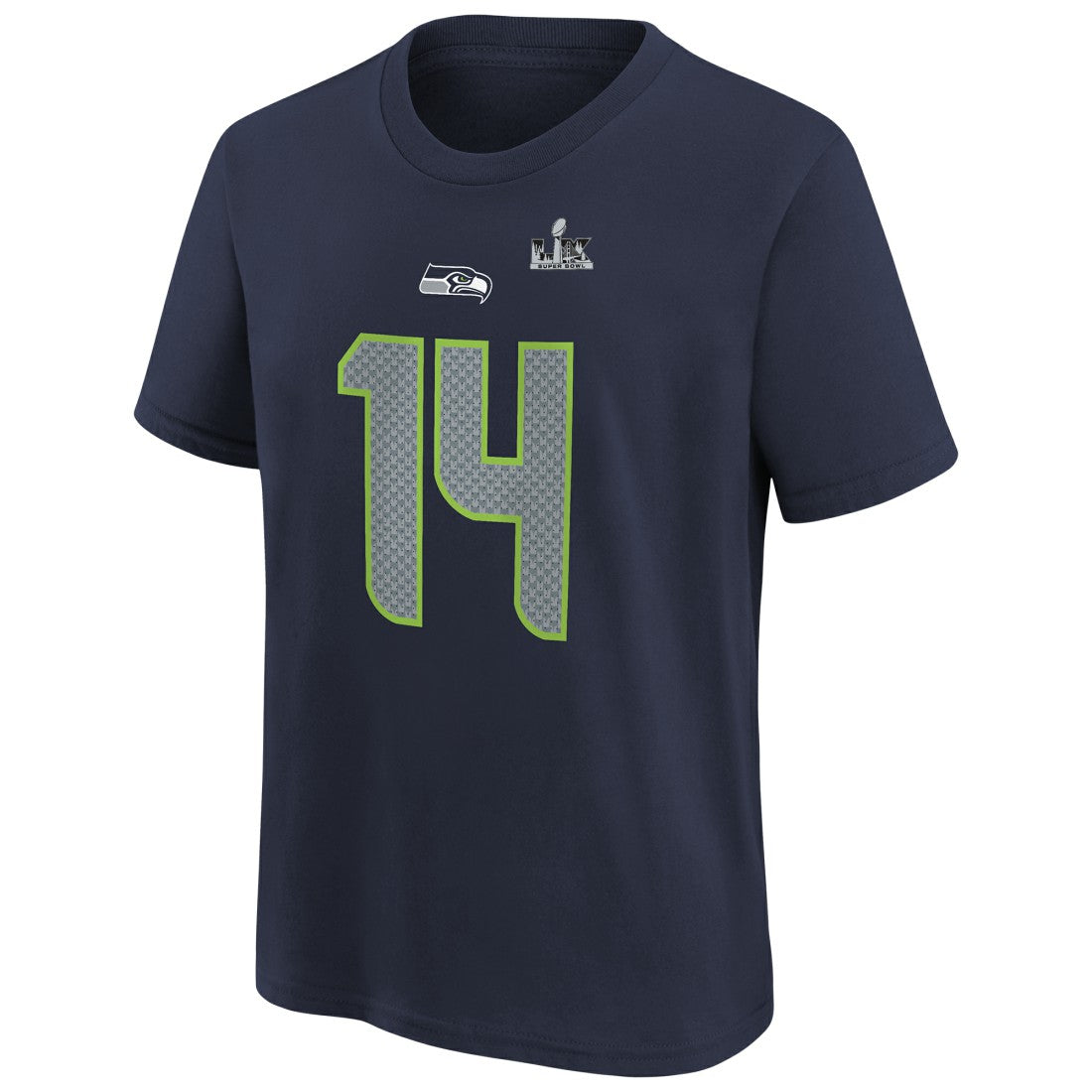 Sam Darnold Seattle Seahawks Youth Super Bowl LX Name & Number T-Shirt College Navy