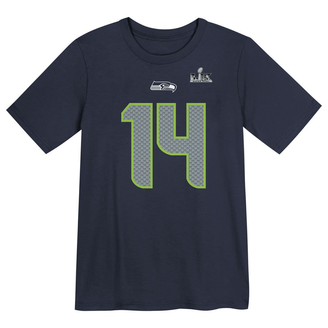 Sam Darnold Seattle Seahawks Preschool Super Bowl LX Name & Number T-Shirt College Navy