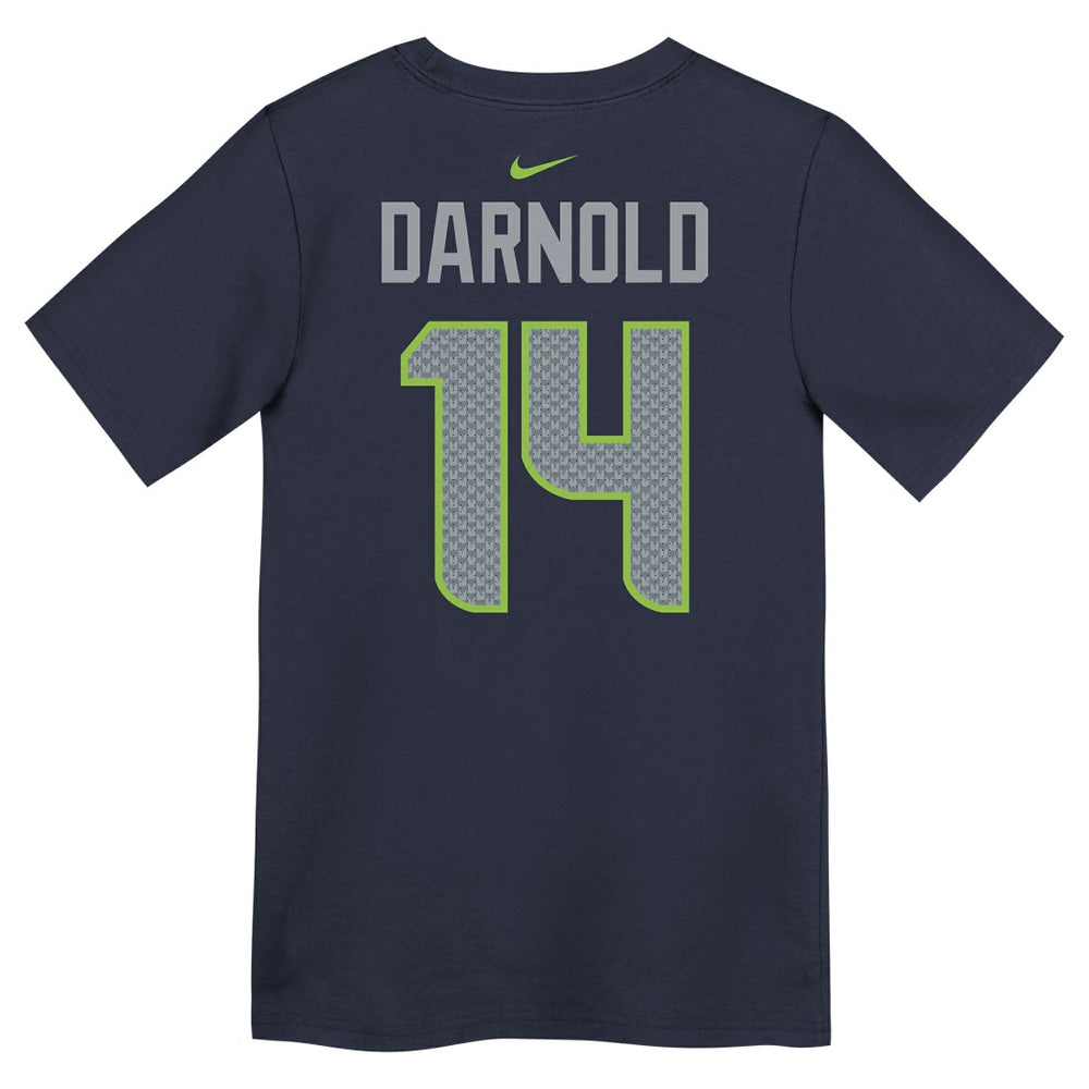 Sam Darnold Seattle Seahawks Preschool Super Bowl LX Name & Number T-Shirt College Navy