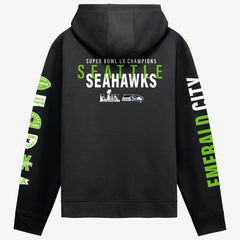 Seattle Seahawks Super Bowl LX Champions Four Piece Hoodie Black