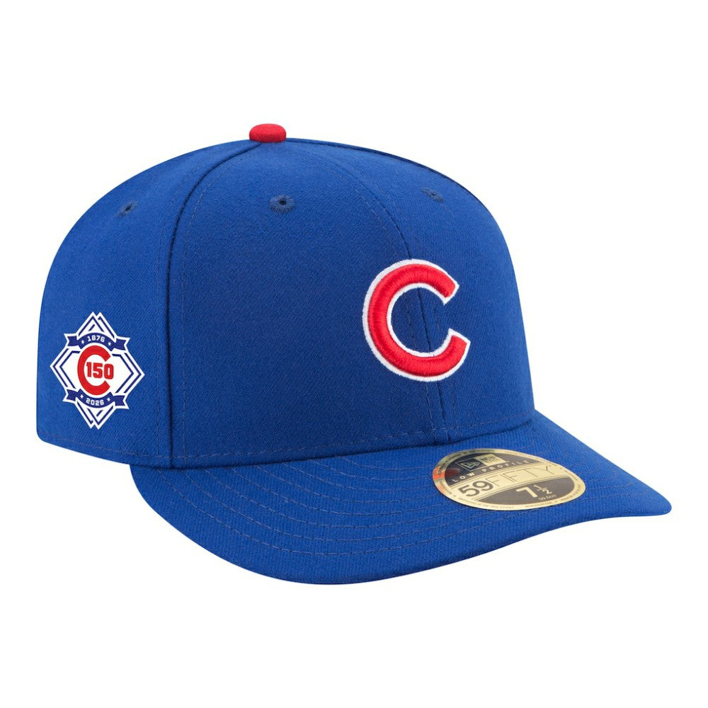 Chicago Cubs New Era 150th Anniversary Low Profile 59FIFTY Fitted Hat - Royal Hats