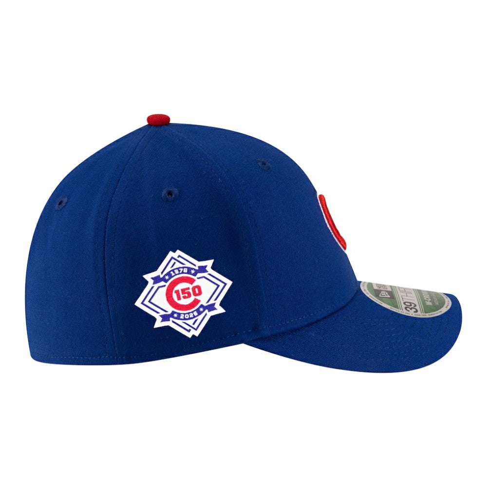 Chicago Cubs New Era 150th Anniversary 39THIRTY M-Crown Flex Hat - Royal Hats