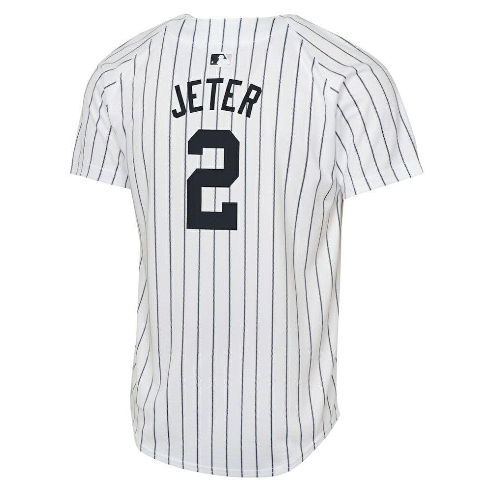 Derek Jeter New York Yankees Nike Youth Home Game Jersey - White Jerseys
