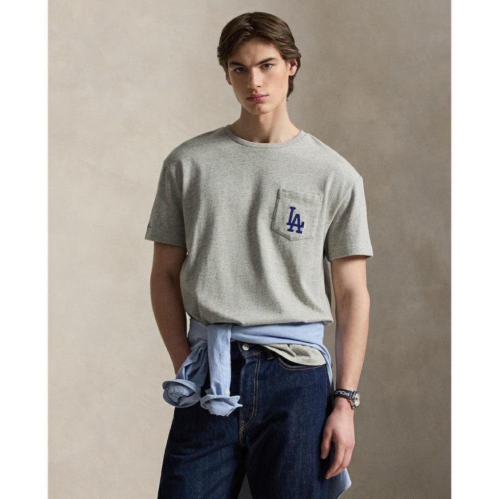 Dodgers Polo Ralph Lauren T-Shirt - Gray T-shirts
