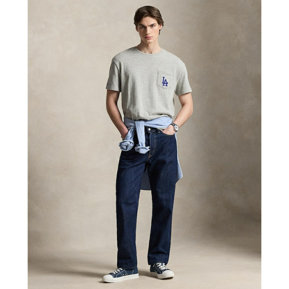 Dodgers Polo Ralph Lauren T-Shirt - Gray T-shirts