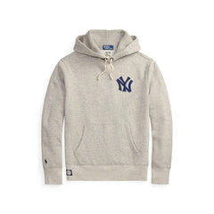 Yankees Polo Ralph Lauren Fleece Hoodie - Gray Hoodies