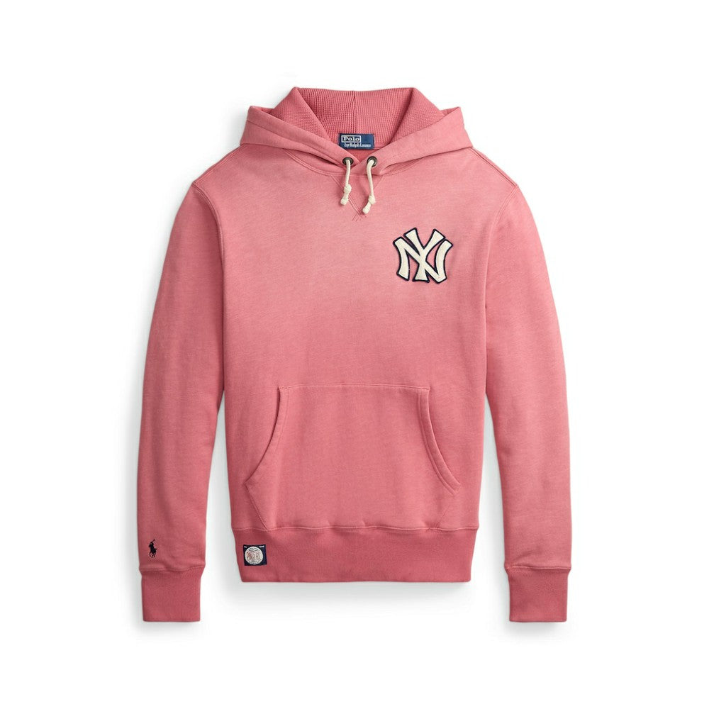 Yankees Polo Ralph Lauren Fleece Hoodie - Red Hoodies