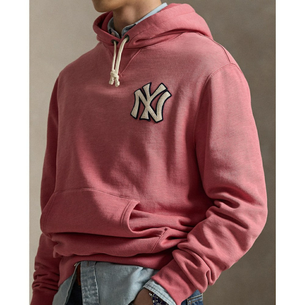 Yankees Polo Ralph Lauren Fleece Hoodie - Red Hoodies