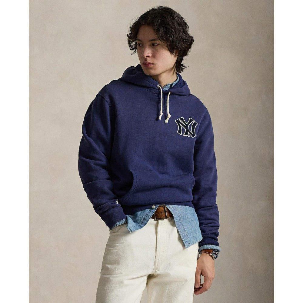 Yankees Polo Ralph Lauren Fleece Hoodie - Navy Hoodies