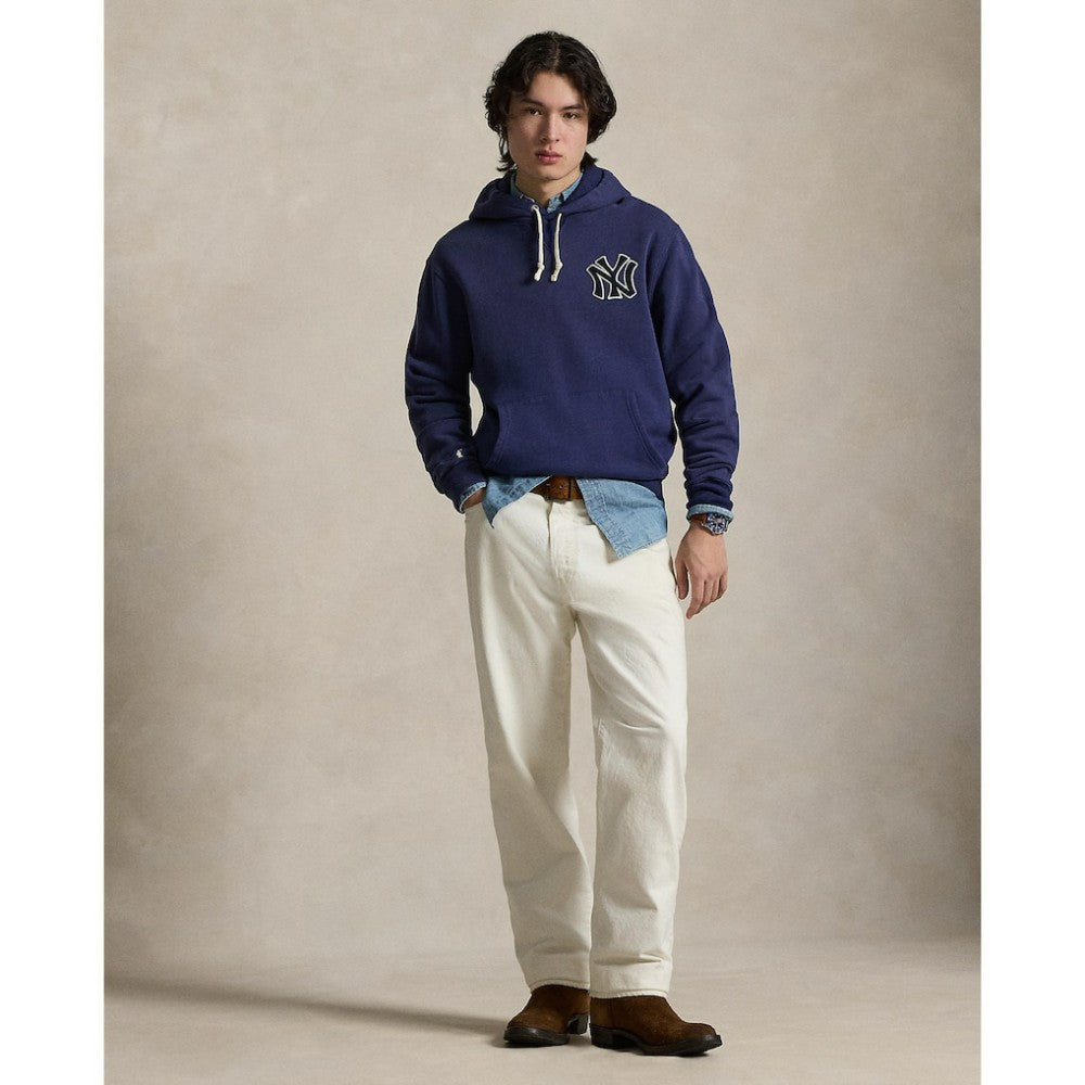 Yankees Polo Ralph Lauren Fleece Hoodie - Navy Hoodies