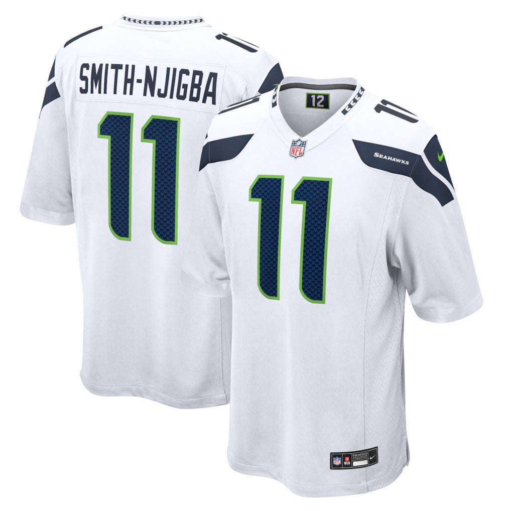 Jaxon Smith-Njigba Seattle Seahawks Game Jersey White