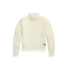 Yankees Polo Ralph Lauren Women's Sweater - Cream