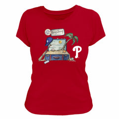 Philadelphia Phillies Tiny Turnip Women's 2026 Spring Training T-Shirt - Red T-shirts