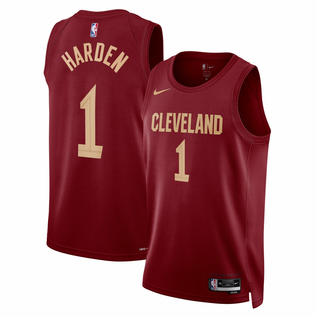 James Harden Cleveland Cavaliers Unisex Swingman Jersey Icon Edition Wine