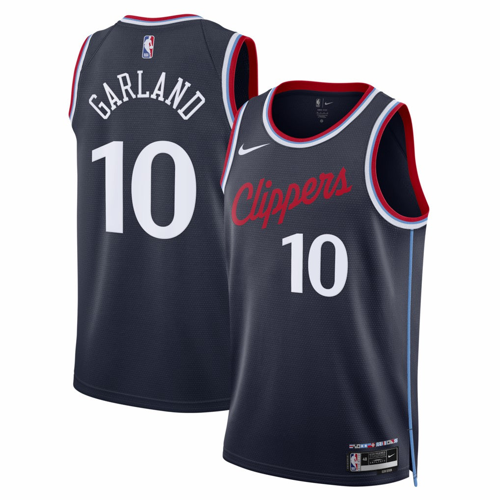 Darius Garland LA Clippers Unisex Swingman Jersey Icon Edition Navy