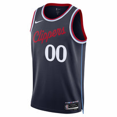 LA Clippers Unisex Swingman Custom Jersey Icon Edition Navy