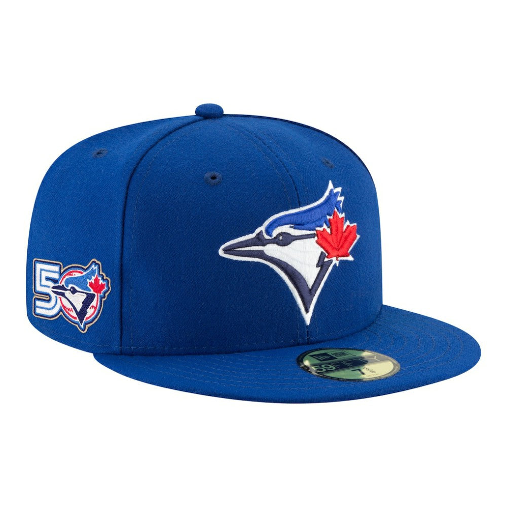 Toronto Blue Jays New Era 50th Season 59FIFTY Fitted Hat - Royal Hats