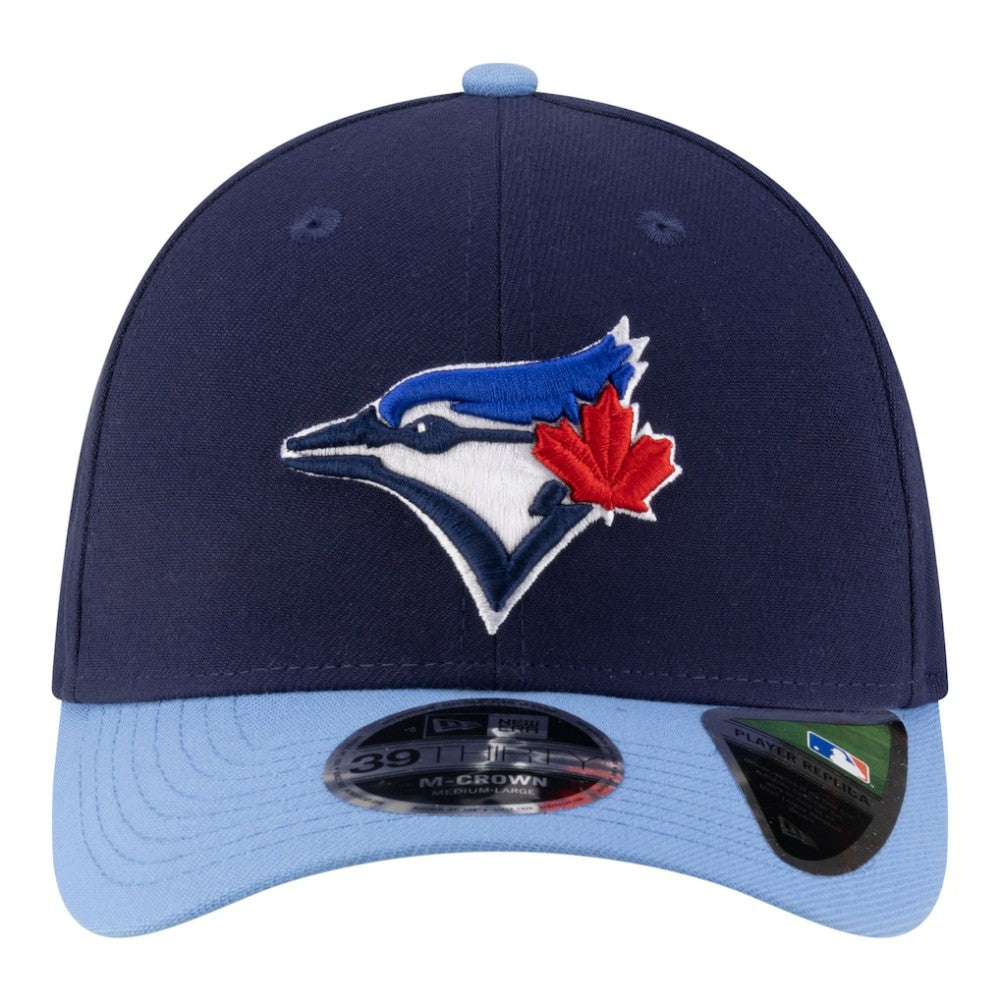 Toronto Blue Jays New Era 50th Season Player Replica 39THIRTY Flex Hat - Navy/Powder Blue Hats