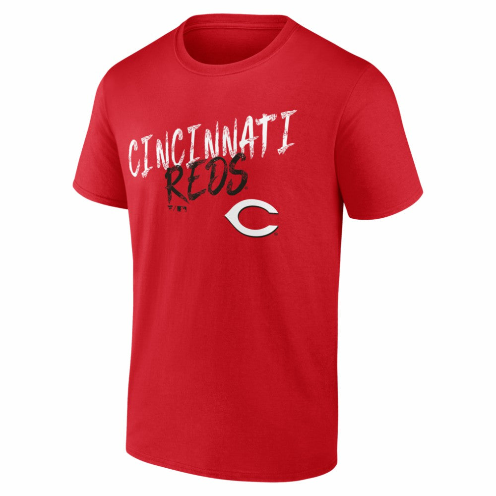 Cincinnati Reds  Hustle Personalized Name & Number T-Shirt - Red T-shirts