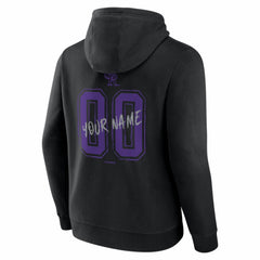 Colorado Rockies  Hustle Personalized Name & Number Hoodie - Black Hoodies