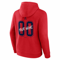Los Angeles Angels  Hustle Personalized Name & Number Hoodie - Red Hoodies