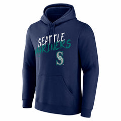 Seattle Mariners  Hustle Personalized Name & Number Hoodie - Navy Hoodies