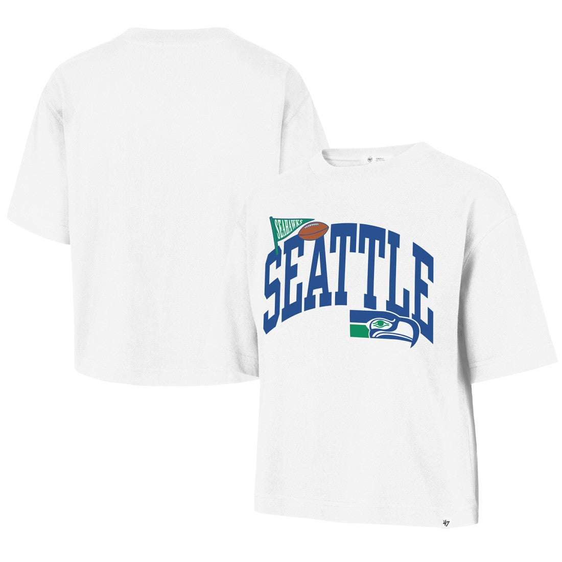 Seattle Seahawks '47 Women's Reed City T-Shirt White