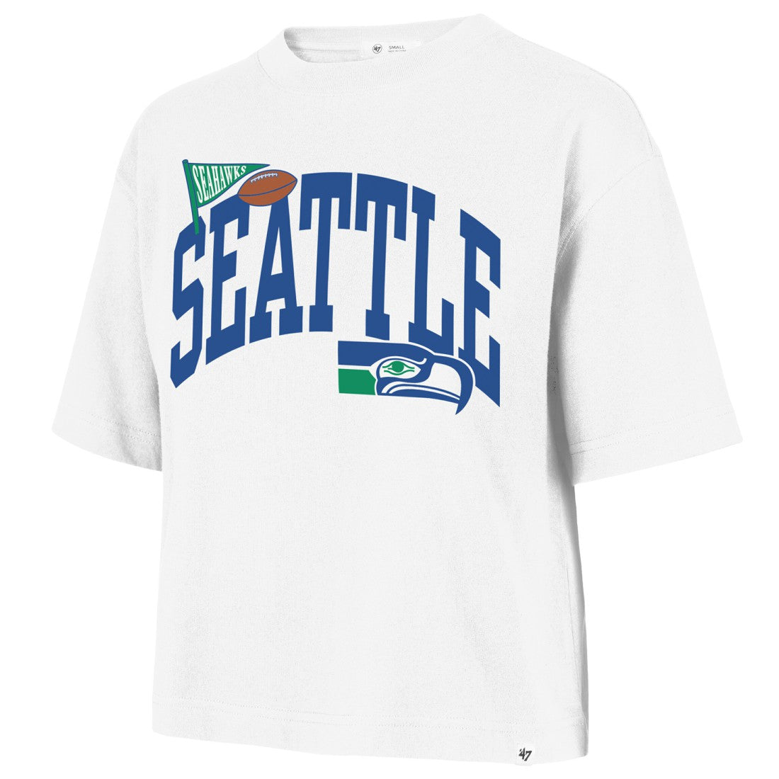 Seattle Seahawks '47 Women's Reed City T-Shirt White