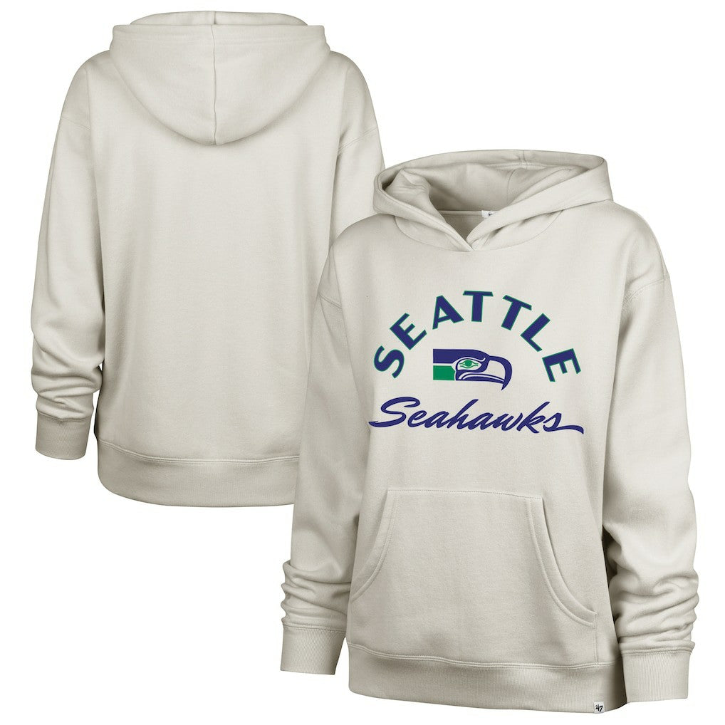 Seattle Seahawks '47 Women's Whirlwind Naomi Hoodie Stone