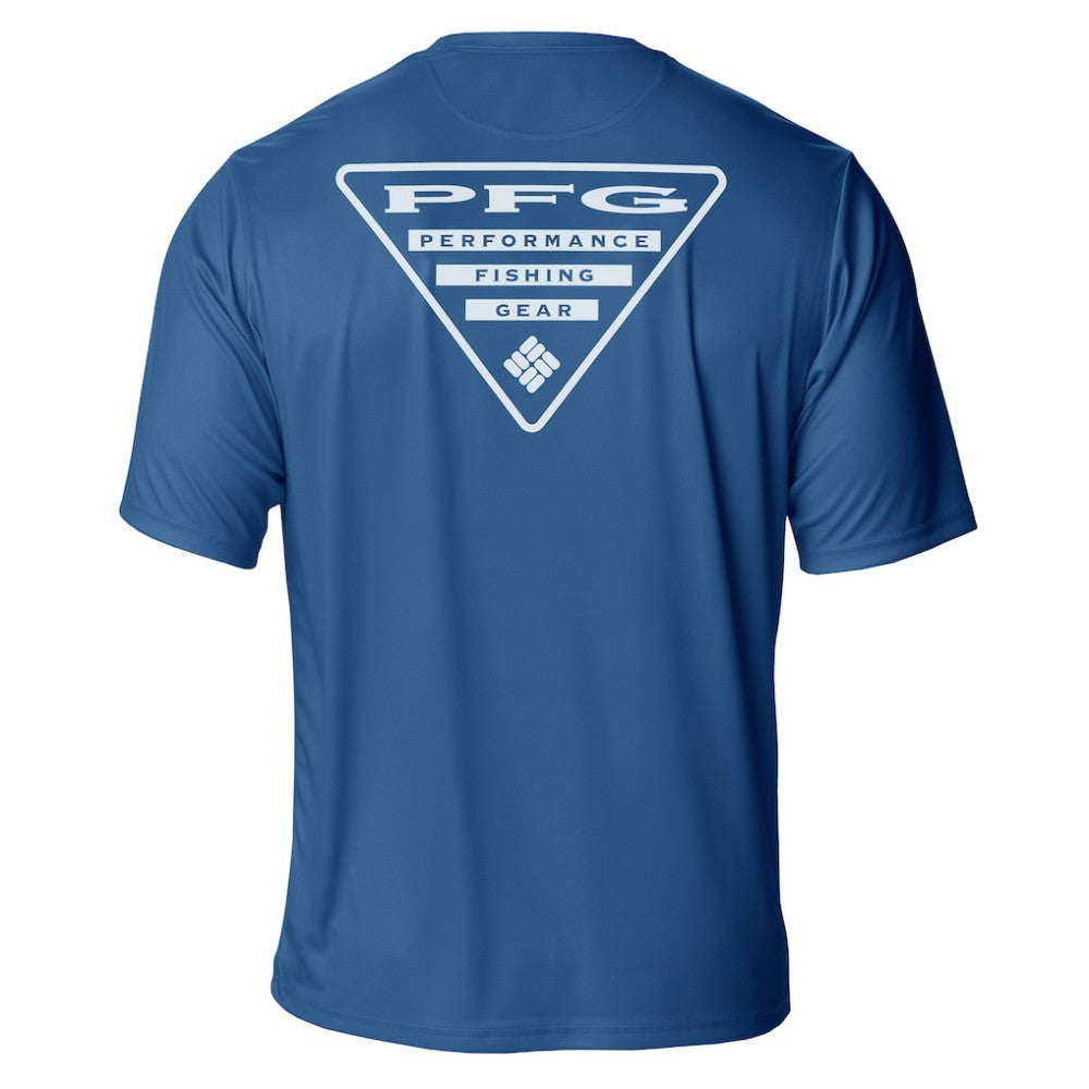 NHL Colorado Avalanche Columbia PFG Terminal Tackle Omni-Shade T-Shirt - Blue