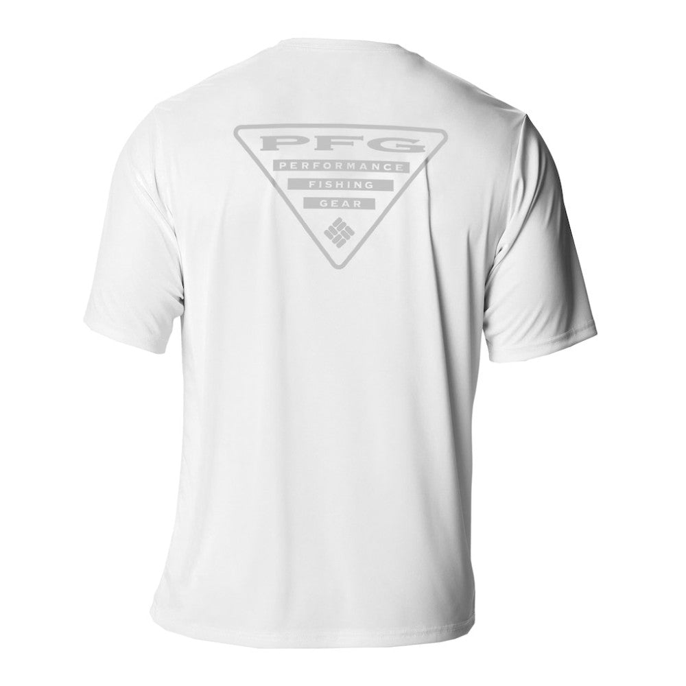 NHL Boston Bruins Columbia PFG Terminal Tackle Omni-Shade T-Shirt - White
