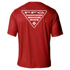 NHL Carolina Hurricanes Columbia PFG Terminal Tackle Omni-Shade T-Shirt - Red