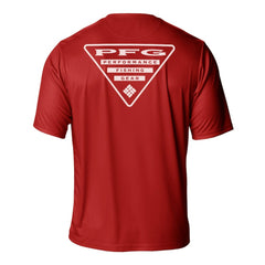 NHL Detroit Red Wings Columbia PFG Terminal Tackle Omni-Shade T-Shirt - Red
