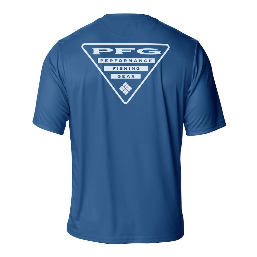 NHL New York Rangers Columbia PFG Terminal Tackle Omni-Shade T-Shirt - Blue
