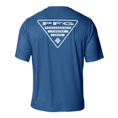 NHL New York Rangers Columbia PFG Terminal Tackle Omni-Shade T-Shirt - Blue