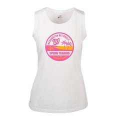 Washington Nationals Levelwear Women's Macy Spring Training Badge Bold Tank Top - White Tanks