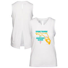 Philadelphia Phillies Levelwear Women's 2026 Spring Training Paisley Ball Bold Tank - White Tanks