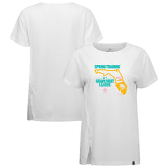 Houston Astros Levelwear Women's 2026 Spring Training Influx Ball Bold T-Shirt - White T-shirts