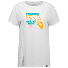 Pittsburgh Pirates Levelwear Women's 2026 Spring Training Influx Ball Bold T-Shirt - White T-shirts