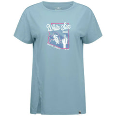 Chicago White Sox Levelwear Women's Influx Spring Training Sunrise Bold T-Shirt - Blue T-shirts