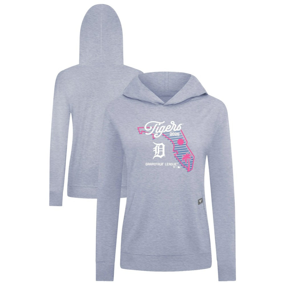 Detroit Tigers Levelwear Women's Relay Spring Training Sunrise Bold Hoodie - Light Blue Hoodies